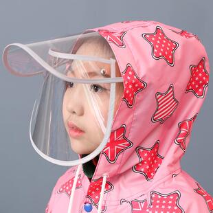 连体全身小学初中高中学生青少年雨披带书 中大童儿童雨衣长款