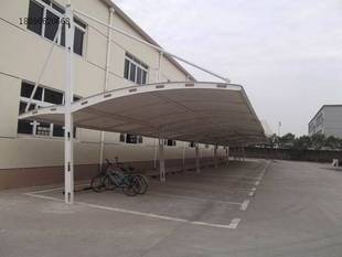 蚌埠合肥膜结构车棚钢结构雨篷自行车棚焊接汽车棚轿车篷膜布加工