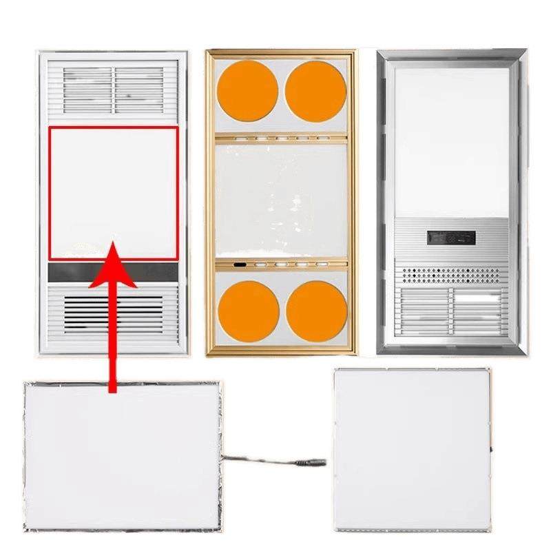 浴霸灯板替换集成吊顶风暖面板灯灯芯灯板防水照明灯配件通用,家装灯饰光源,LED球泡灯,淘宝优惠券,粉丝福利购,淘宝优惠卷