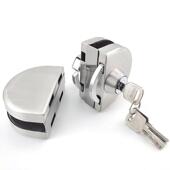 玻璃门锁双门锁单门锁单开双开门锁