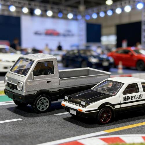 164汽车用品文字D-Ae86合金模型