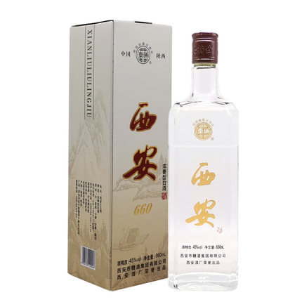 陈年老酒2012年产西安特曲酒45度660ml浓香型白酒