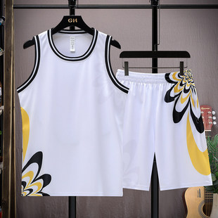 篮球服套装男定制比赛队服CUBA印字运动篮球衣训练服专用背心男款