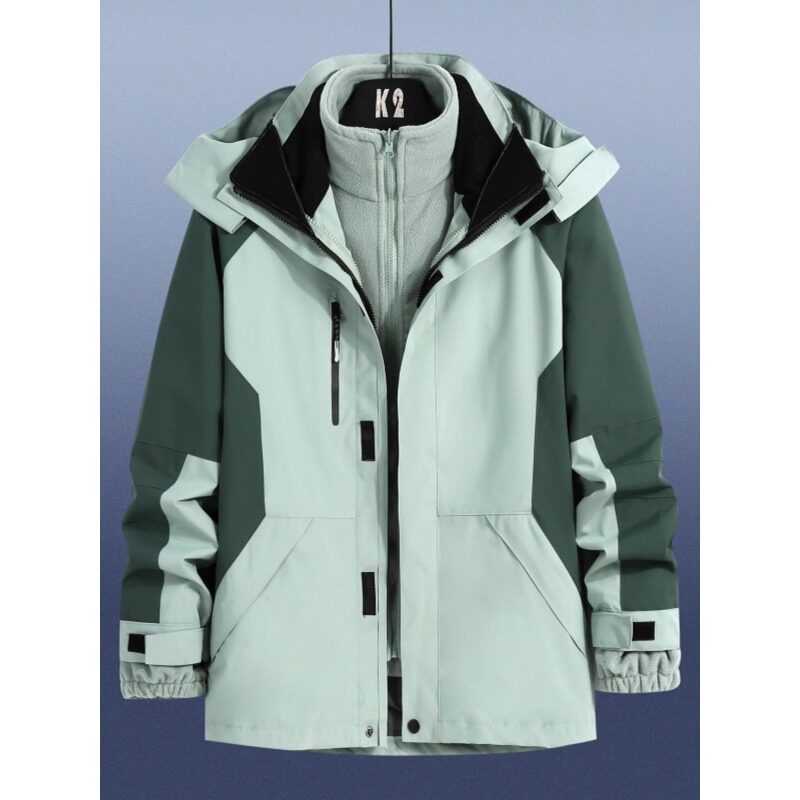 冲锋衣定制印字logo工作服三