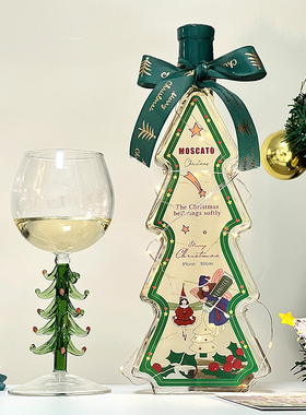 SHAREDNOTES圣诞树栀子莫斯卡托甜白葡萄酒低度微醺果酒节日礼物