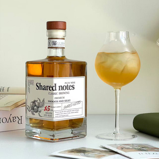 SHAREDNOTES青梅果酒女士微醺梅子酒少女晚安甜酒高颜值方瓶送礼