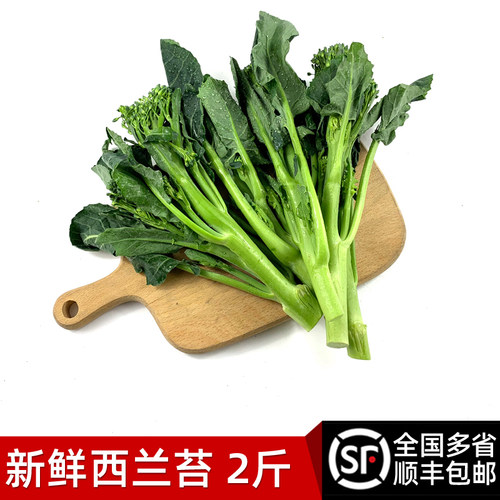 新鲜西兰苔2斤 新鲜时令蔬菜青花苔迷你小西兰花苔 顺丰包邮 - 封面