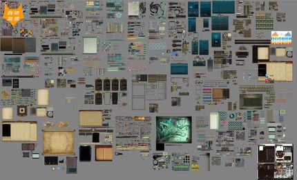 [界面图标] 古风仙侠武侠多款 UI合集 PSD界面图标素材