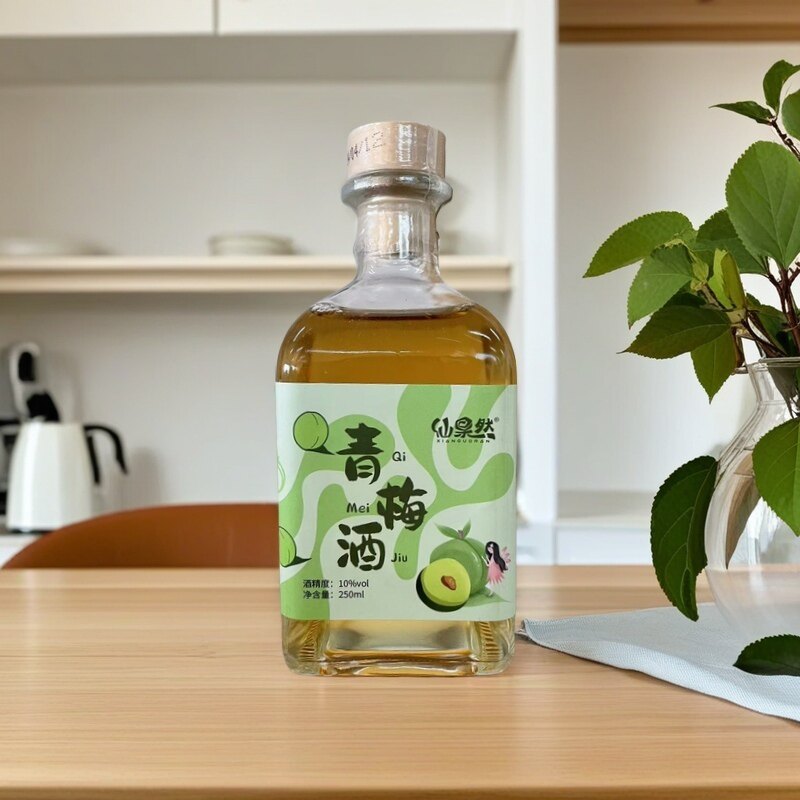 果酒女士低度甜酒微醺女生桂花酿桃花青梅水果酒送人礼物梅子酒