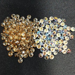 DIY配件奥地利进口5040水晶转运珠4厘6厘8厘扁珠手工串珠材料按颗