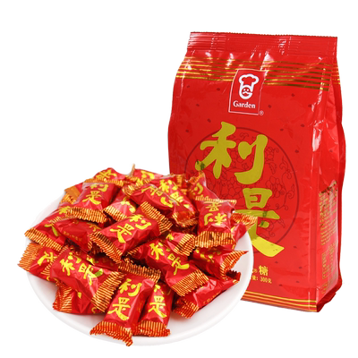 Garden嘉顿利是糖300g*2袋喜糖伴手礼糖果过年休闲零食品