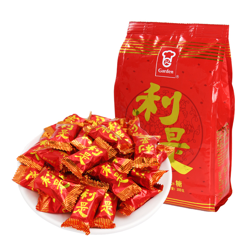 Garden嘉顿利是糖300g*2袋喜糖伴手礼糖果过年休闲零食品