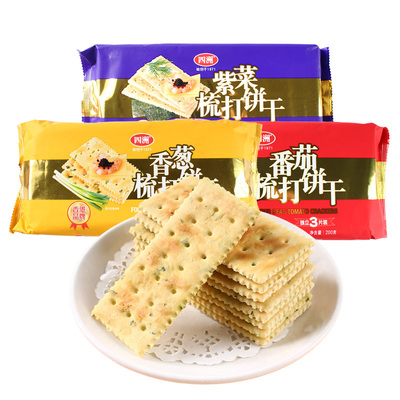 四洲梳打饼咸味休闲美味