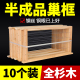 巢框中蜂半成品标准拼接杉木带铜眼钢丝蜂箱养蜂专用工具蜂大哥