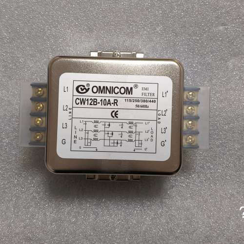 议价-台湾OMNICOM电源滤波器CW12B-10A-R 全新未使