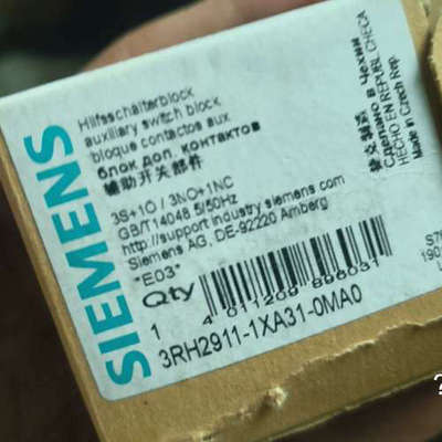 议价-西门子辅助开关3RH2911-1XA31-0MA0