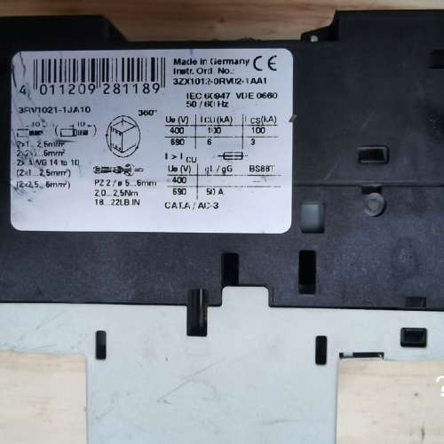 议价-西门子马达断路器3RV1021-1JA10 拆机功能包好！