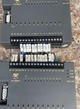 议价-毅天PLC。MX130-24TH拆机件。功能包好。橙色漂亮。