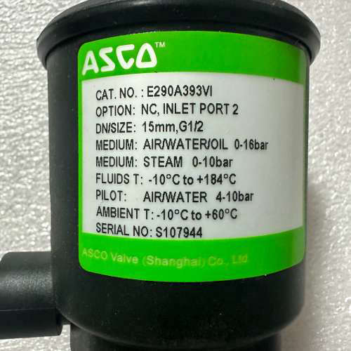 议价-ASCO阿斯卡DN15 G1/2气动角阀