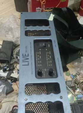 议价-LIVE功放型号BU-2000，拆机功放板和环牛，铝合金面板