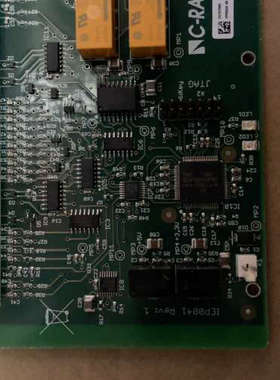 议价-C-RAD电路板IEP0041 Rev:1，带两个黄色继电器