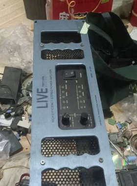 议价-LIVE功放型号BU-2000，拆机功放板和环牛，铝合金面板
