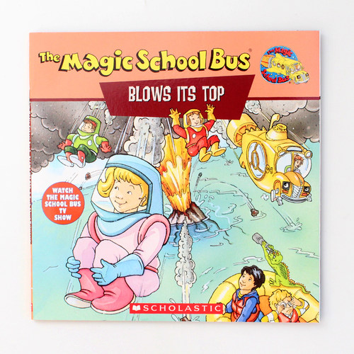 神奇校车系列: 神奇的火山 The Magic School Bus Blows Its Top: A Book About Volcanoes 英文原版 4-10岁 趣味故事百科科幻漫画