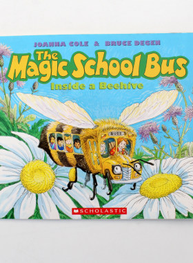 【清仓】神奇校车系列：奇妙的蜂巢 The Magic School Bus: Inside a Beehive 英文原版4-10岁儿童科普认知图画书趣味故事