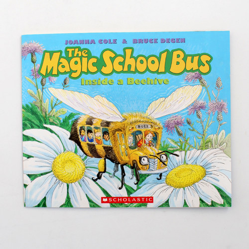 【清仓】神奇校车系列：奇妙的蜂巢 The Magic School Bus: Inside a Beehive 英文原版4-10岁儿童科普认知图画书趣味故事