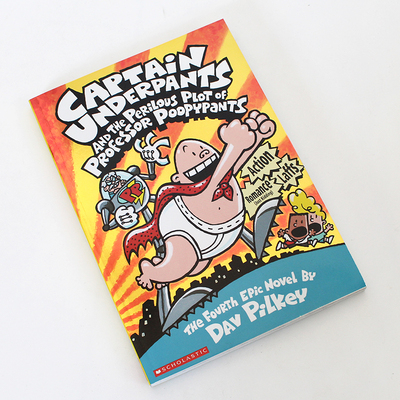 7~10岁 内裤超人与恐怖的史多屁教授 Captain Underpants and the Perilous Plot of Professor Poopypants 英文原版