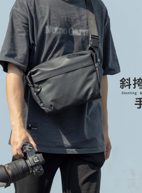 Ulanzi优篮子 PB008摄影包防水多功能休闲便携斜挎背包微单反相机包单肩包适用于索尼佳能微单尼康富士相机包