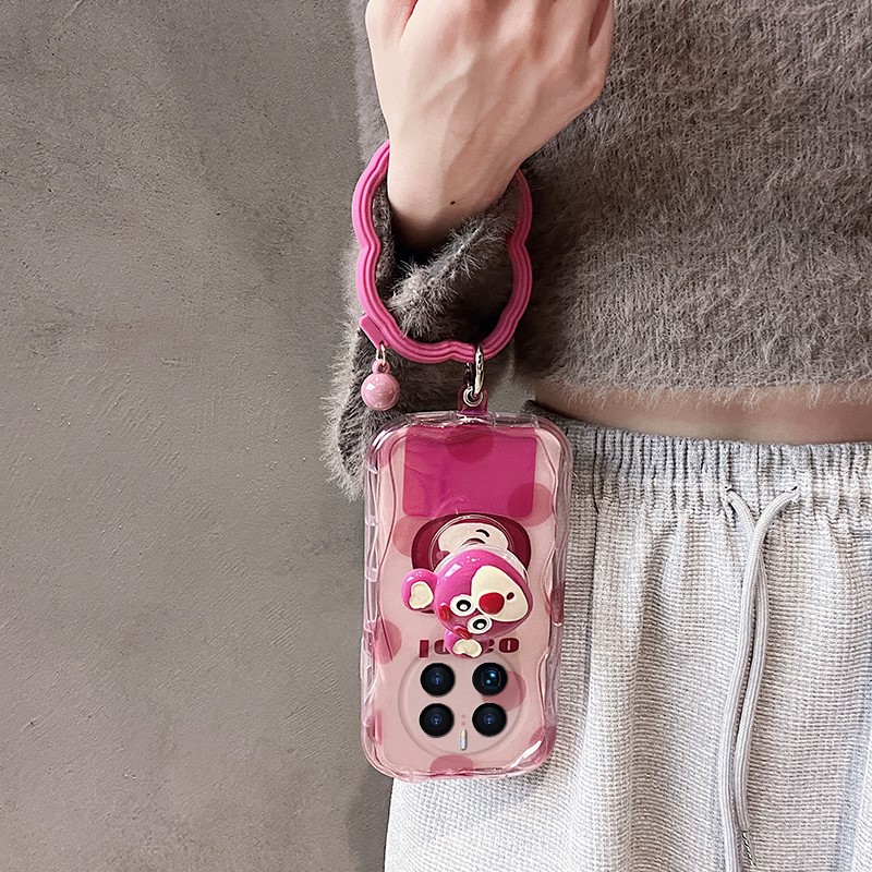 华为mate60pro手机壳mate50pro保护套mate40pro全包mate30防摔mate50e网红款mate40日韩mate60透明草莓熊支架