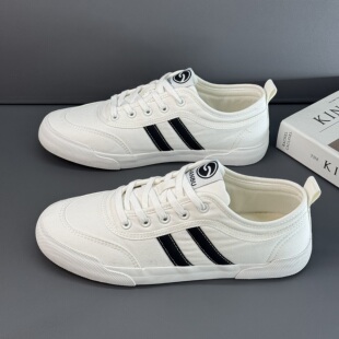 男2026新款 透气休闲鞋 低帮简约单鞋 夏季 板鞋 网面帆布鞋 韩版 男 男式