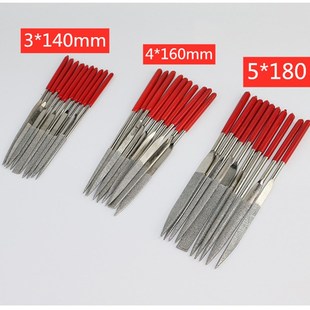 什锦锉刀套装钢锉迷你小挫刀三角圆整形小型木工搓刀金属打磨工具