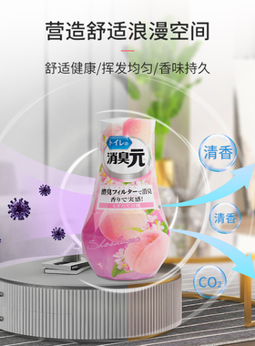 日本小林制药消臭元空气清新剂厕所卧室消臭香氛持久留香除味
