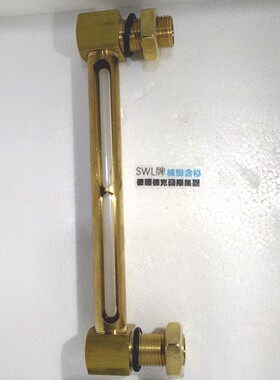 L型油位计双头铜管状液位计B型液位计GB1162耐高温管状油标视镜