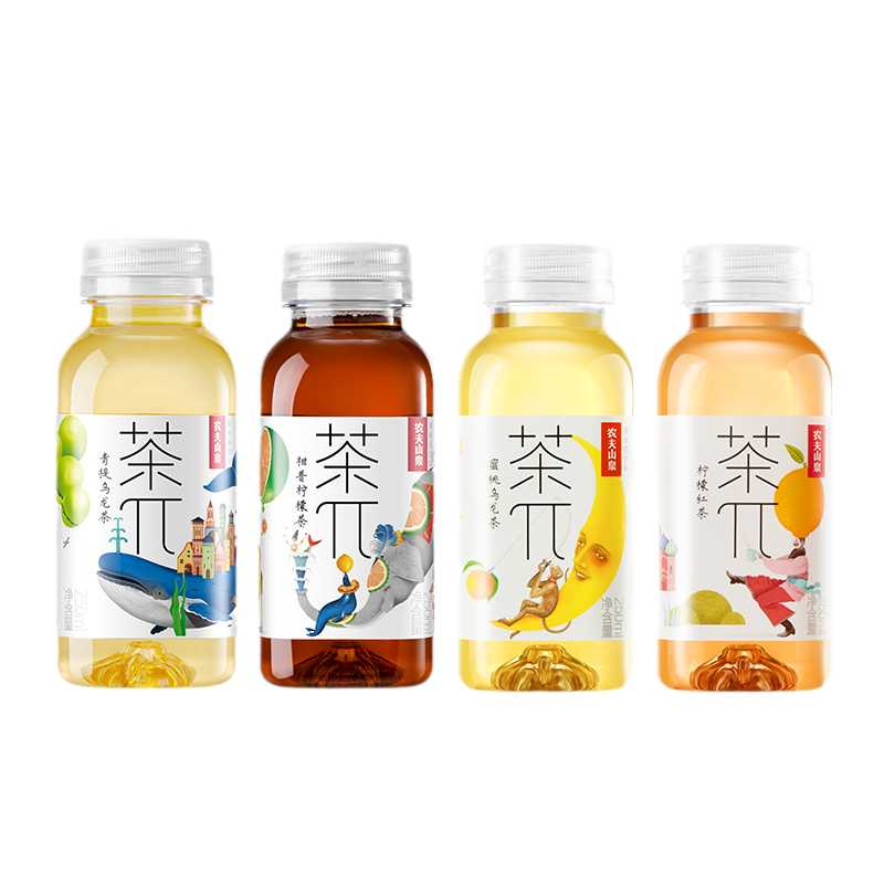 农夫山泉青提蜜桃乌龙茶