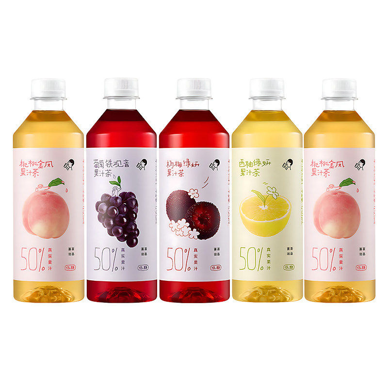 喜茶果汁茶450ml*15瓶图片