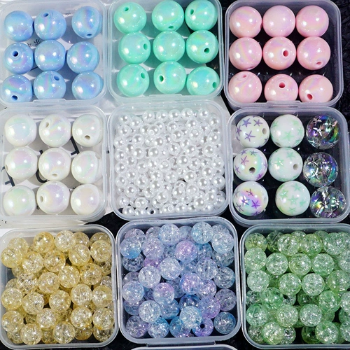 Украшение-шарик с бусинами, набор материалов, браслет ручной работы, ожерелье с аксессуарами, орхидея, «сделай сам»