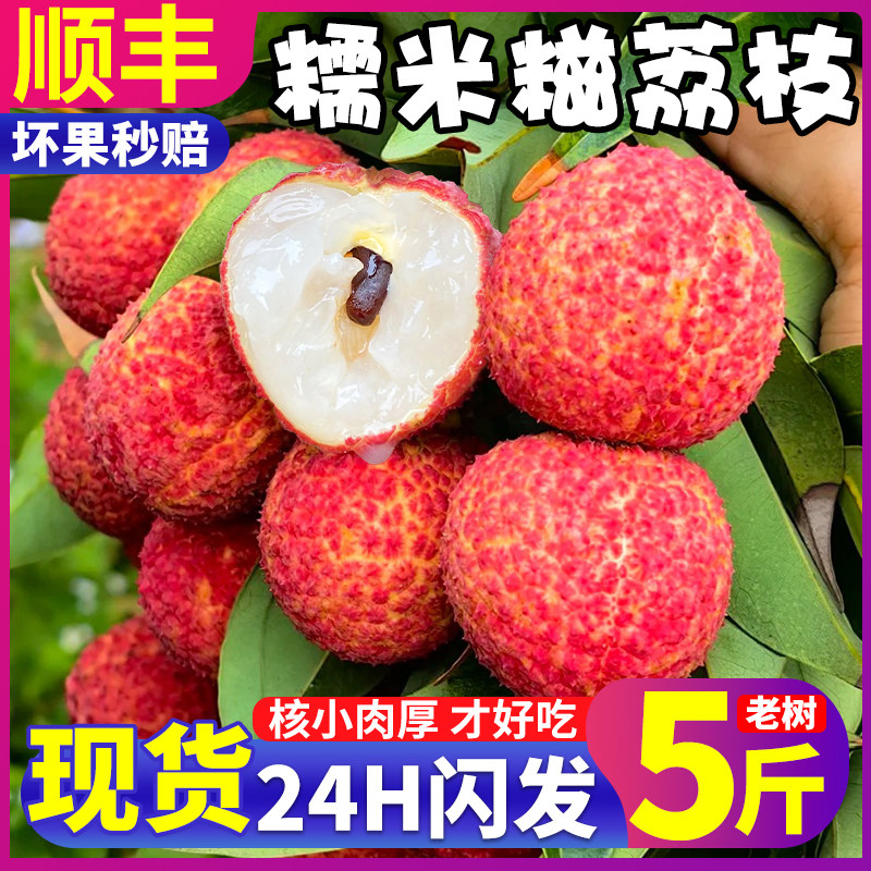老树核小肉更厚！顺丰糯米糍荔枝