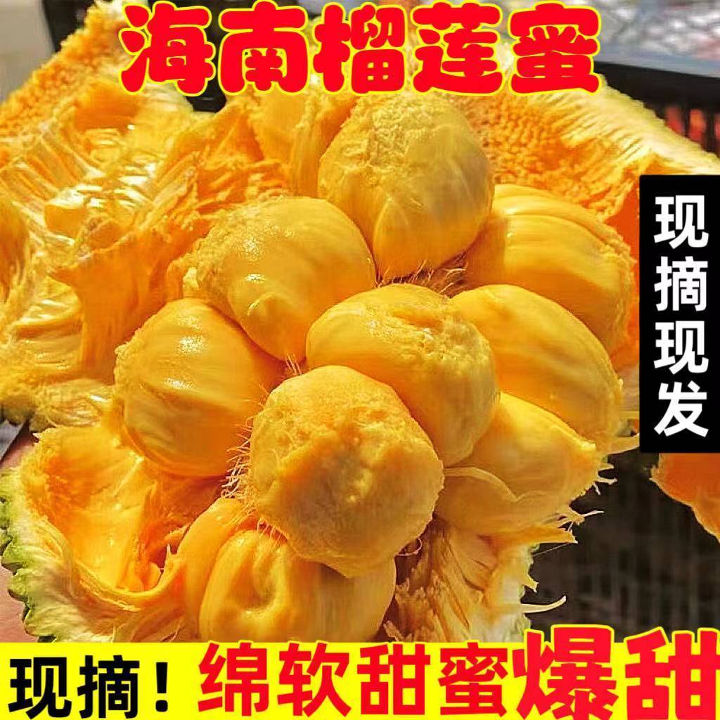 正宗海南榴莲蜜大果当季现发新鲜孕妇水果香甜软糯湿苞小榴莲蜜果