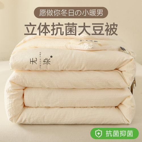 2023新款A类大豆纤维华夫格被子