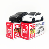 TOMY多美卡仿真合金汽车模型28号Tesla特斯拉model y新能源电动车