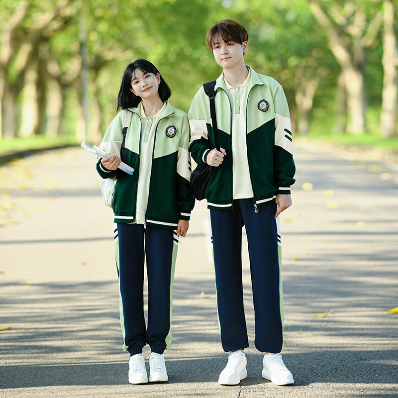 2024出货中实拍 情侣装秋冬装卫衣外套学生班服校服运动一件代发