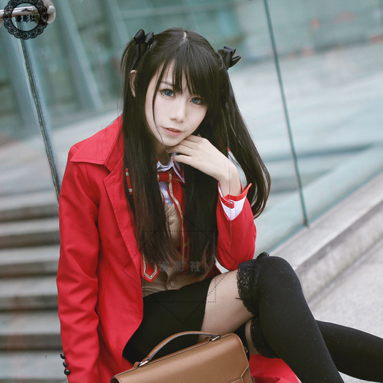 Fate stay night远坂凛cos服间桐樱cosplay服装校服女制服套装C服