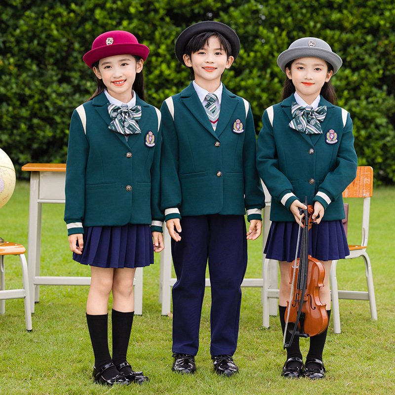 小学生校服西装套装儿童英伦风班服学院风男女童西服外套jk制服