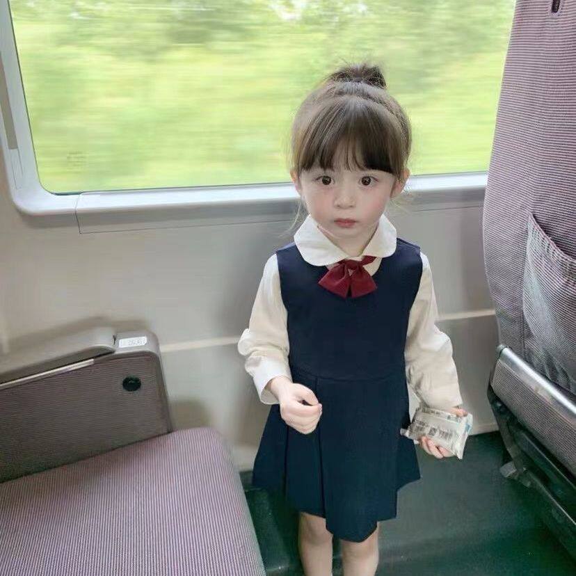幼儿园制服日系学院风女童幼稚园园服校服套装春夏季背心裙套装