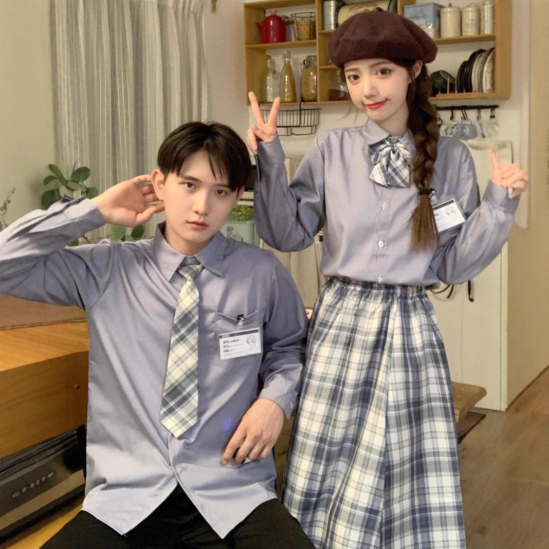 韩版秋季班服套装日系学院风jk制服英伦初高中生运动会校服合唱服