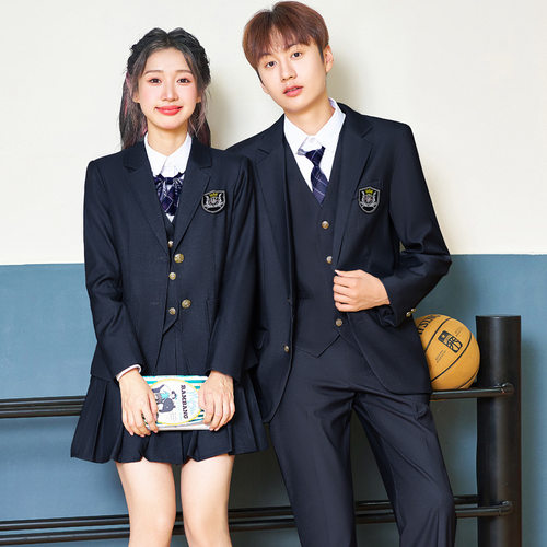 学院风西装套装男女学生校服班服英伦jk制服韩版西服幼师园服正装