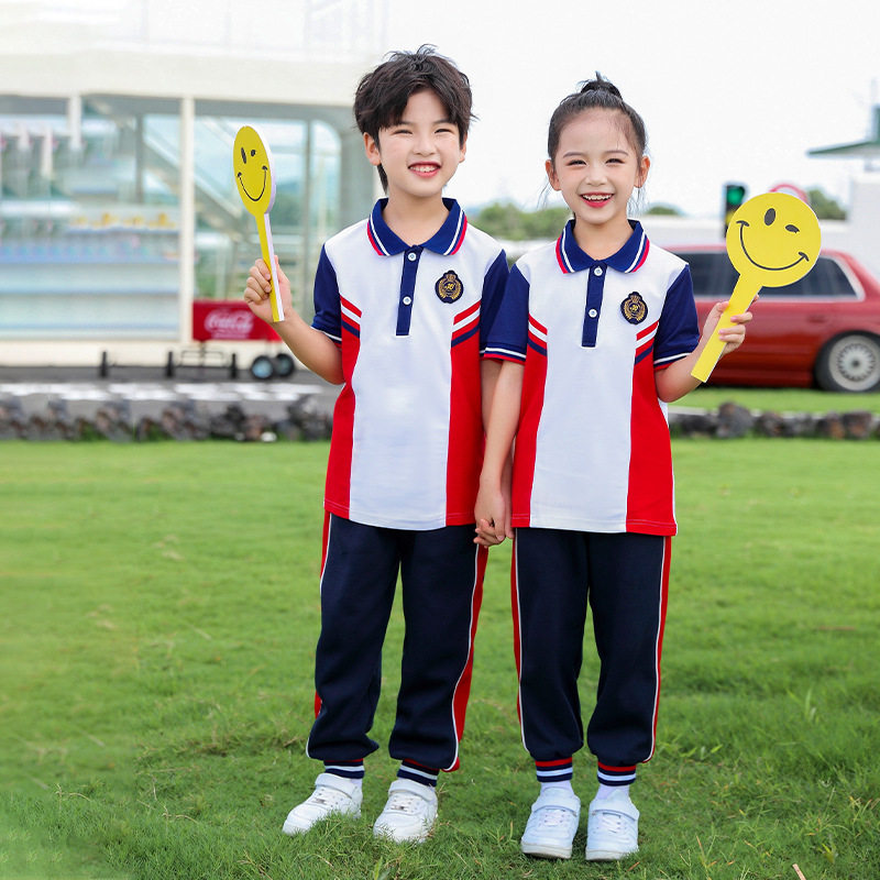 园服小学生校服运动会开幕式运动服班服休闲套装男女款两件套团购
